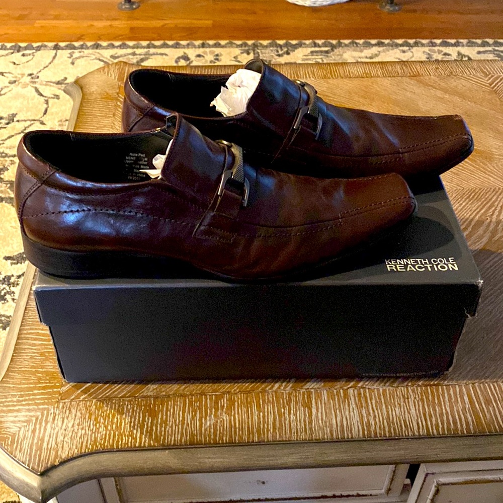 Kenneth Cole Size 11.5 Note Pad LE Dress Shoes